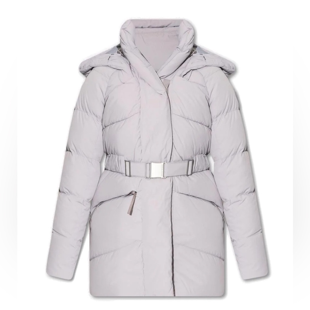 100% Authentic Guarantee Canada Goose Marlow belted down coat Grey Size small